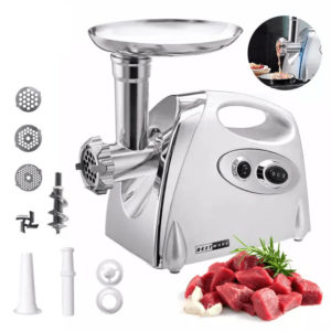 Electric Meat Grinder & Sausage Stuffer with Stainless Steel Blade | 2800W High Power