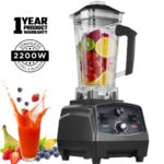 2200W 3HP Heavy Duty Fruit Blender Mixer, Food Processor 70 oz | Commercial & Home; Home |
