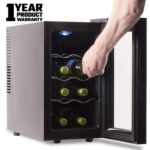 Premium Thermostatic Wine Cooler | 8/12/16 Bottles Wine Refrigerator with Interior Lighting