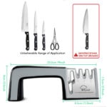 Professional 4-in-1 Diamond Coated Knife Sharpener